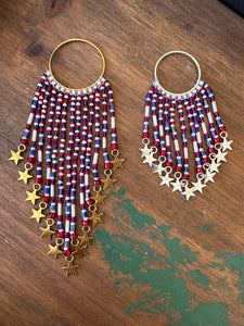 Red, White, and Blue Hoops