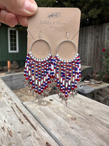 Red, White, and Blue Hoops